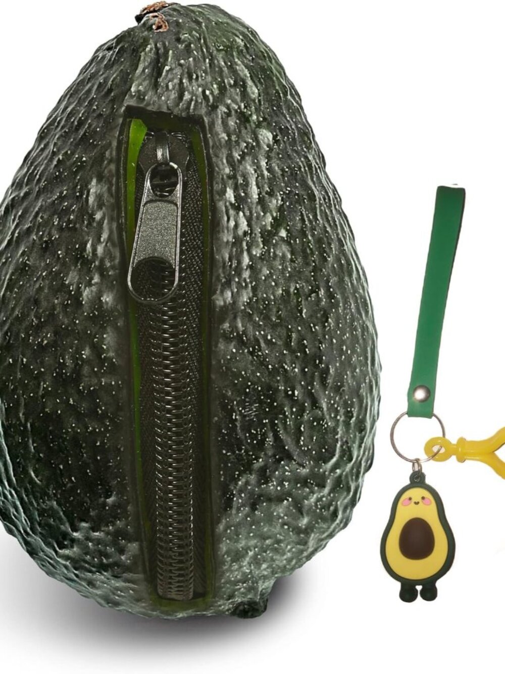 Avocado Coin Purse Pouch | Realistic Looking Wallet | Funny Novelty Gifts For Av